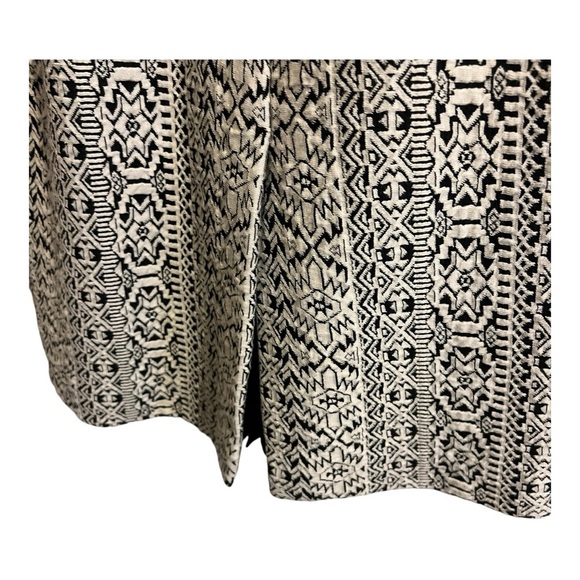 Betsey Johnson Womens Aztec Midi Dress Size 8 Long Sleeve Pencil Southwestern - Picture 4 of 8